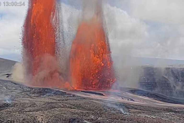 Fuentes torrentes de lava del volcán Kilauea de Hawai desencadenan parque y cierres de carreteras
