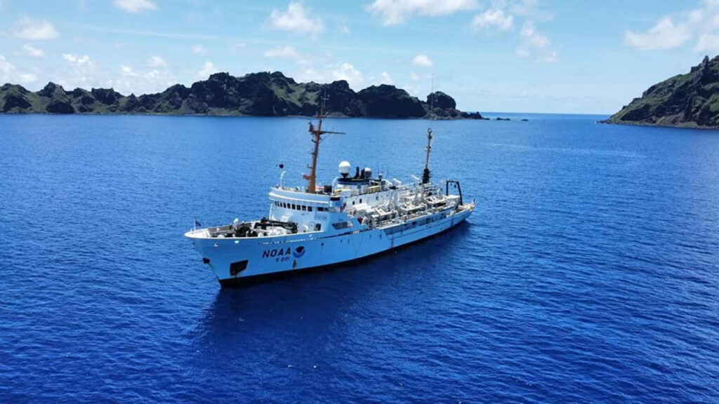 NOAA ship to map potential critical mineral deposits in U.S. waters of Pacific Ocean