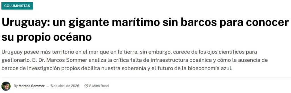 Uruguay: El gigante ciego que vive frente al mar