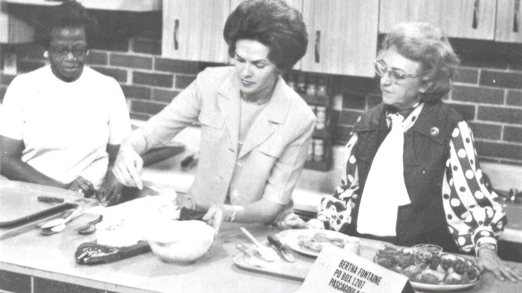 Lights, camera, seafood! Bertha Fontaine and the Fisheries Test Kitchen