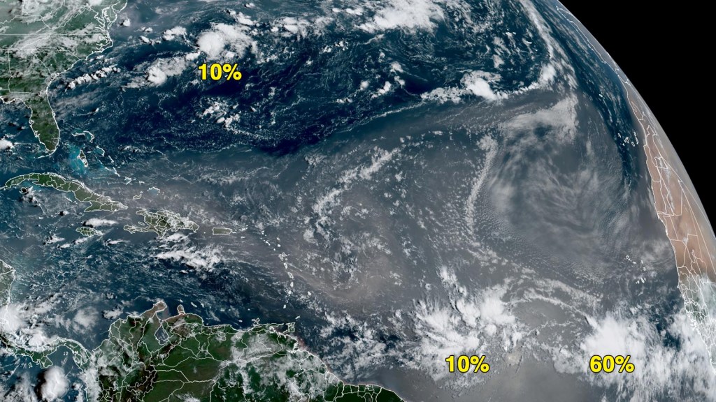 Watching the Atlantic: Could tropical waves exiting Africa make it past the wind shear?