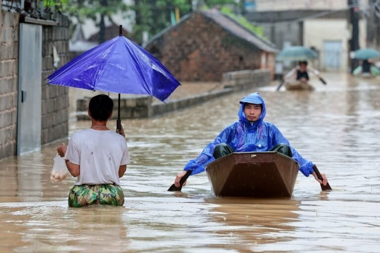 Heavy rain and floods in northern Vietnam submerge homes and disrupt economy