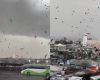 Un tornado y una tormenta de granizo inusual en primavera desbordan Santiago de Chile